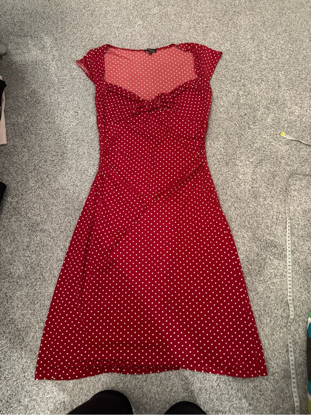 Le chateau OG red polka dot vintage style dress - Picture 2 of 4